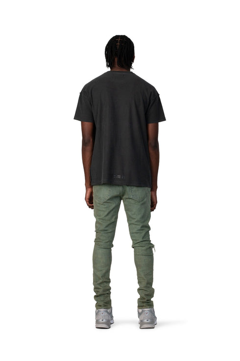 PURPLE BRAND P MONOGRAN FLOCKING S/S TEE Mens Apparel - MENS